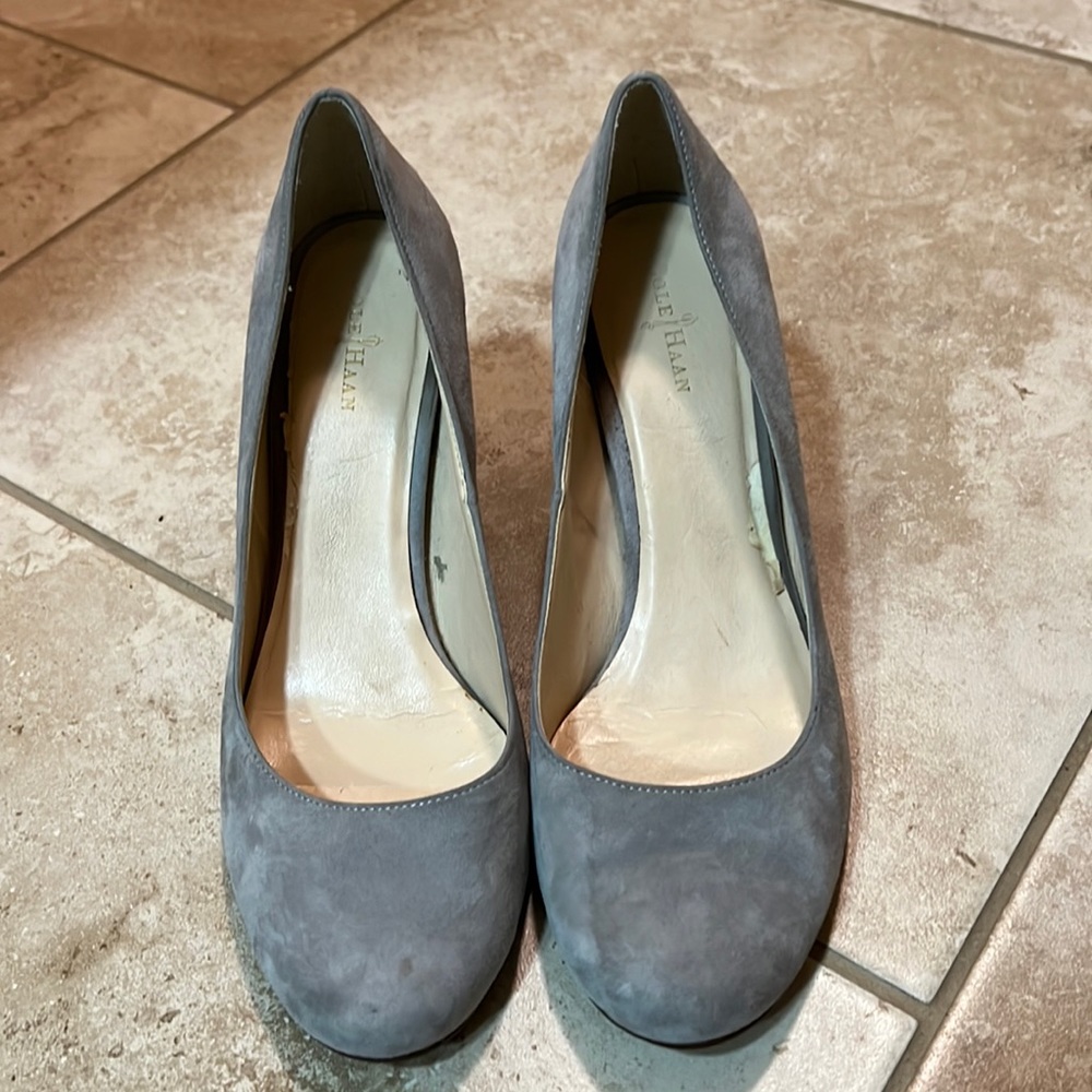 Cole Haan suede Laney wedges Size 9B